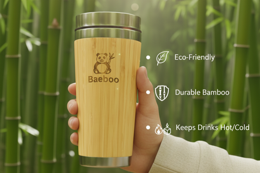 Baeboo Bamboo Bottle in Hand