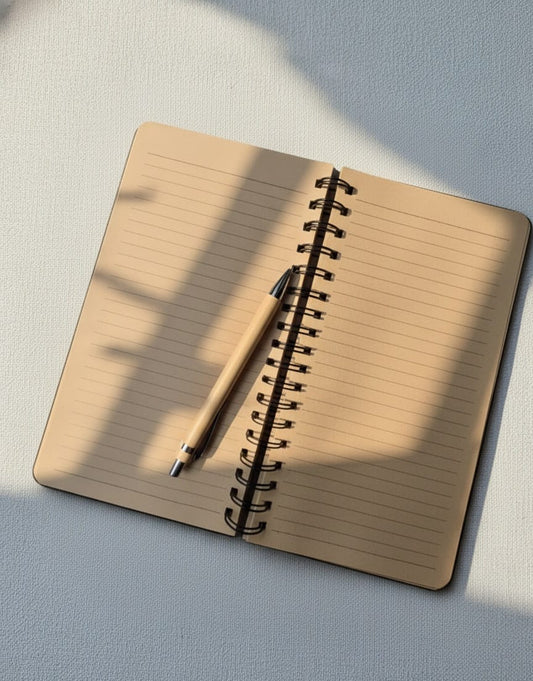 Bamboo Notepad with Pen