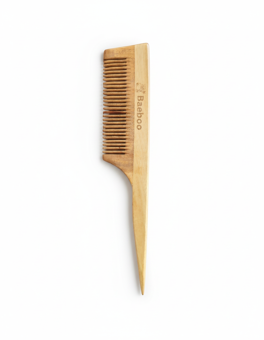 Long handle pointed Neem Comb
