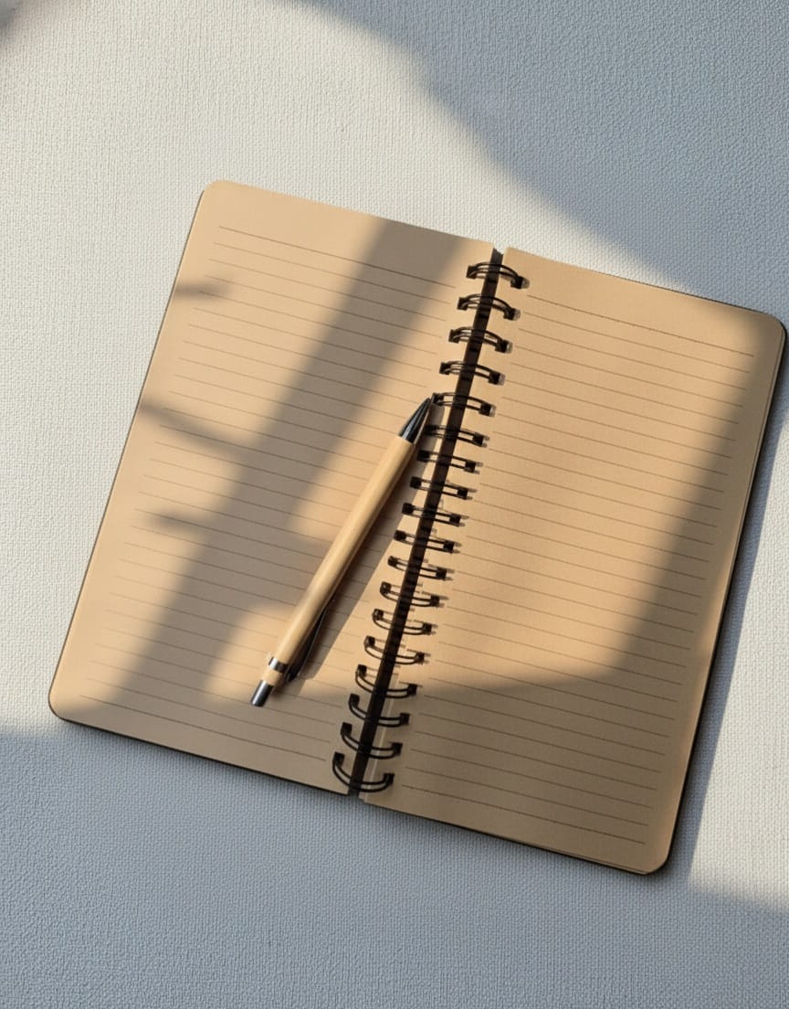 Bamboo Notepad with Pen